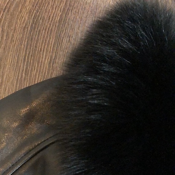 Vintage Leather & Rabbit Coat. - Picture 8 of 17